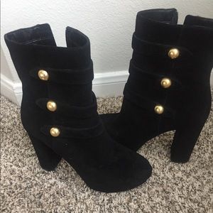 Michael Kors Maisie Suede Platform Boots